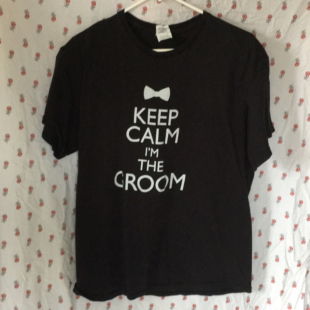 Men's "Keep Calm I'm the Groom" shirt
